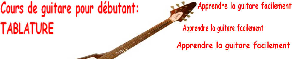 Cours tablature